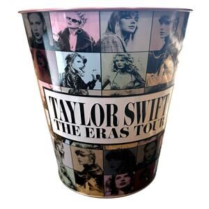 Taylor Swift The Eras Tour Movie NEW Metal Popcorn Tin Bucket